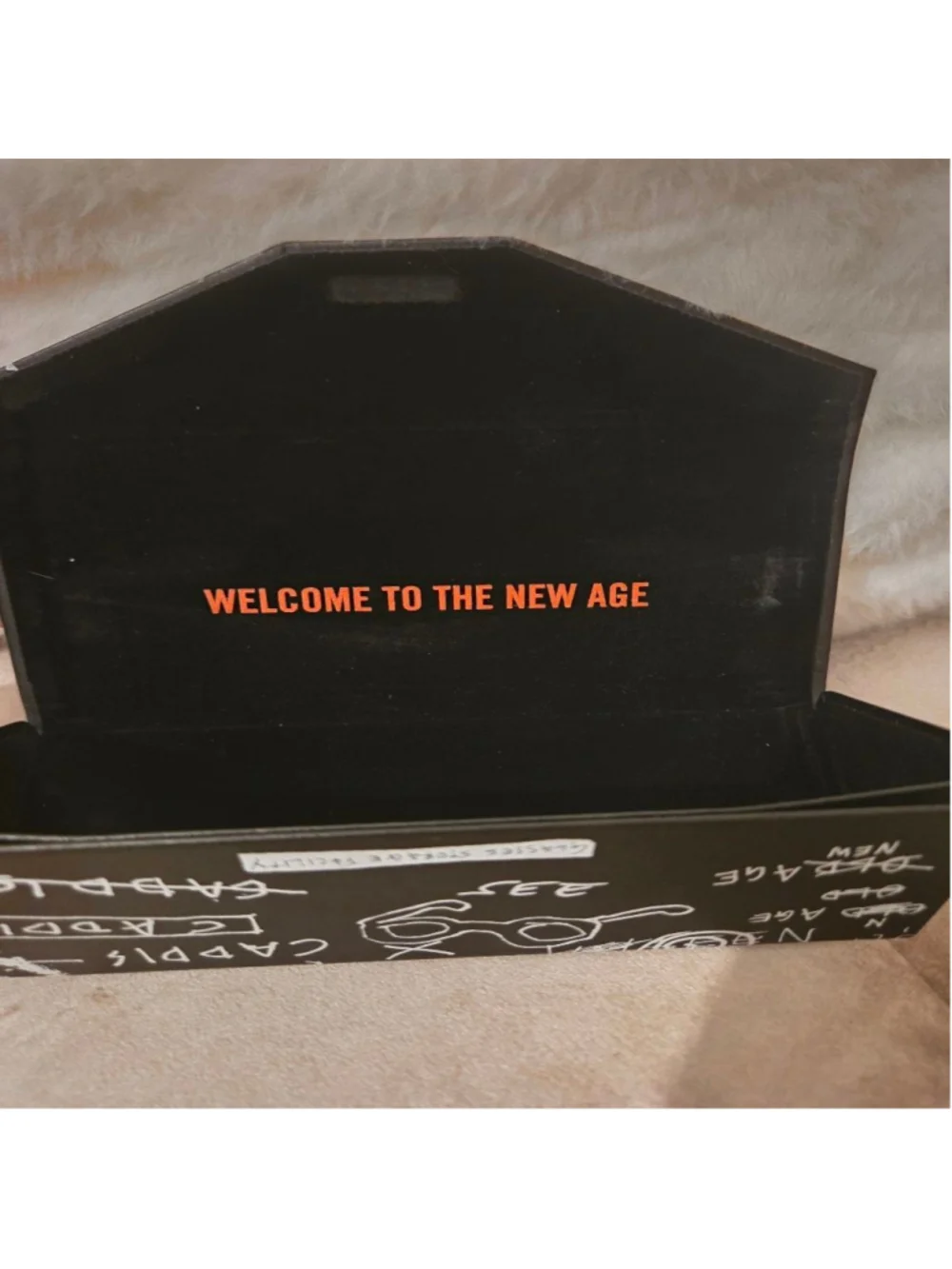 Women's Caddis Black reflective Square Sunglasses with Case